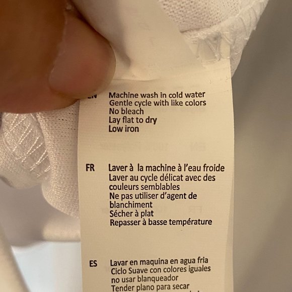 💰 5 FOR $40 /(UNISEX) R U "LUCKY" WHT/BLK JERSEY (SZ L) (EUC) - Picture 4 of 6